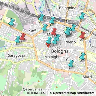 Mappa Centro Storico, 40122 Bologna BO, Italia (1.07222)