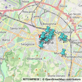 Mappa Centro Storico, 40122 Bologna BO, Italia (1.075)