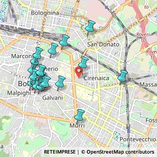 Mappa Via Zanolini, 40126 Bologna BO, Italia (1.12)
