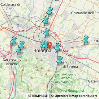 Mappa Via Zanolini, 40126 Bologna BO, Italia (3.87545)
