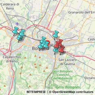 Mappa Via Zanolini, 40126 Bologna BO, Italia (2.83143)