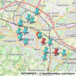 Mappa Via Zanolini, 40126 Bologna BO, Italia (2.10938)