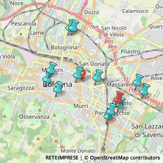 Mappa Via Zanolini, 40126 Bologna BO, Italia (2.14)