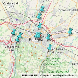 Mappa Via Antonio Zanolini, 40138 Bologna BO, Italia (3.71182)