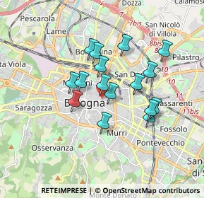 Mappa Via Antonio Zanolini, 40138 Bologna BO, Italia (1.41563)