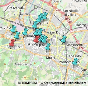 Mappa Via Antonio Zanolini, 40138 Bologna BO, Italia (1.55765)