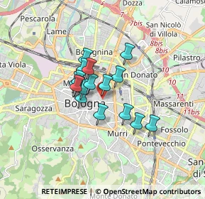 Mappa Via Antonio Zanolini, 40138 Bologna BO, Italia (1.12176)