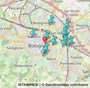 Mappa Via Antonio Zanolini, 40138 Bologna BO, Italia (1.37)
