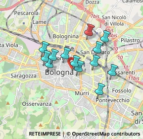 Mappa Via Antonio Zanolini, 40138 Bologna BO, Italia (1.37846)