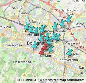 Mappa Via Antonio Zanolini, 40138 Bologna BO, Italia (1.208)