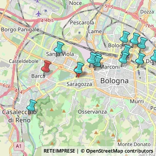Mappa Via Domenico Bianchini, 40134 Bologna BO, Italia (2.36714)