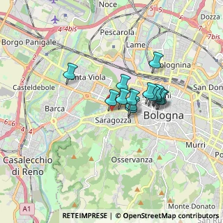 Mappa Via Domenico Bianchini, 40134 Bologna BO, Italia (1.21714)