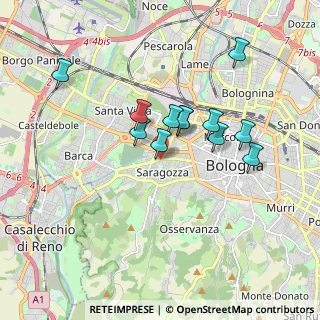 Mappa Via Domenico Bianchini, 40134 Bologna BO, Italia (1.515)