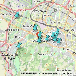 Mappa Via Domenico Bianchini, 40134 Bologna BO, Italia (1.70364)
