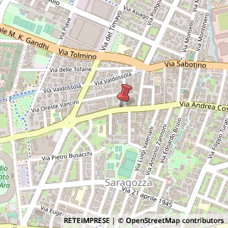 Mappa Via Andrea Costa, 125, 40134 Bologna, Bologna (Emilia Romagna)
