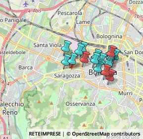 Mappa Via Edoardo Brizio, 40134 Bologna BO, Italia (1.40111)
