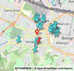 Mappa Via Edoardo Brizio, 40134 Bologna BO, Italia (0.7505)