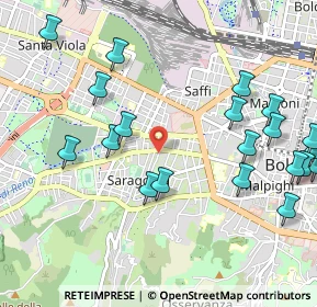 Mappa Via Edoardo Brizio, 40134 Bologna BO, Italia (1.2825)