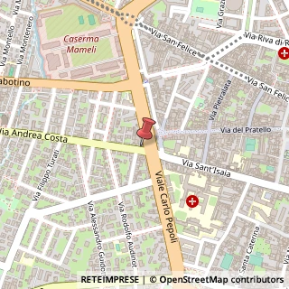 Mappa Via Andrea Costa, 2, 40134 Bologna, Bologna (Emilia Romagna)