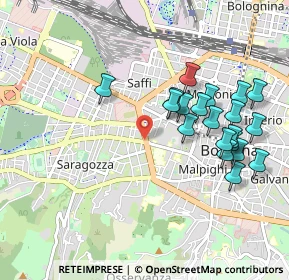 Mappa Tangenziale delle Biciclette, 40122 Bologna BO, Italia (1.0005)