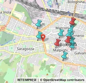 Mappa Tangenziale delle Biciclette, 40122 Bologna BO, Italia (1.05538)