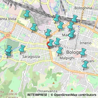 Mappa Tangenziale delle Biciclette, 40122 Bologna BO, Italia (1.12765)