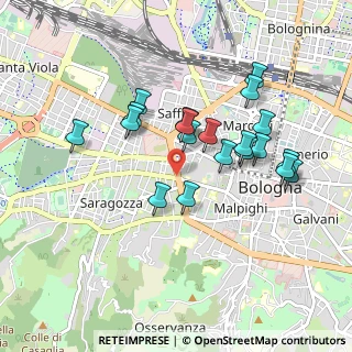 Mappa Tangenziale delle Biciclette, 40122 Bologna BO, Italia (0.8535)