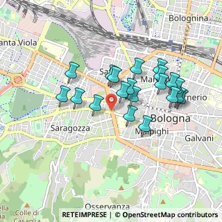 Mappa Tangenziale delle Biciclette, 40122 Bologna BO, Italia (0.8105)