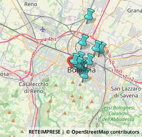 Mappa Tangenziale delle Biciclette, 40122 Bologna BO, Italia (1.92818)