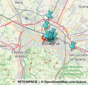 Mappa Tangenziale delle Biciclette, 40122 Bologna BO, Italia (1.73727)