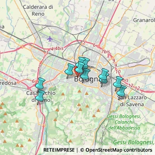 Mappa Viale Vicini Giovanni, 40122 Bologna BO, Italia (2.66455)