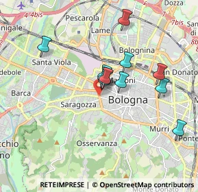Mappa Tangenziale delle Biciclette, 40122 Bologna BO, Italia (1.54545)