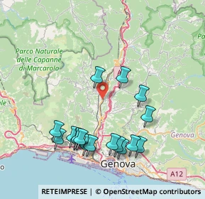 Mappa 16164 Genova GE, Italia (8.32235)
