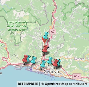 Mappa 16164 Genova GE, Italia (7.986)