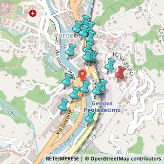 Mappa Via Isocorte, 16164 Genova GE, Italia (0.2025)