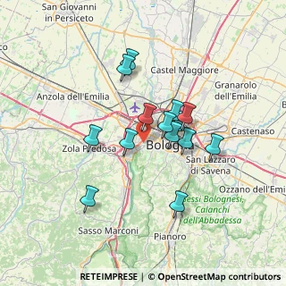 Mappa Via della Certosa, 40133 Bologna BO, Italia (5.69357)