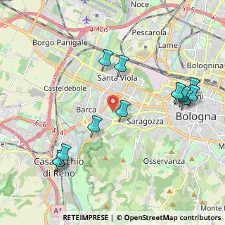 Mappa Via della Certosa, 40133 Bologna BO, Italia (2.32154)
