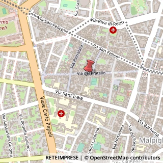 Mappa Via del Pratello, 44a, 40122 Bologna, Bologna (Emilia Romagna)