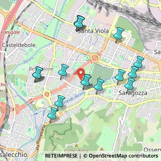 Mappa Via Bartolomeo Ramenghi, 40133 Bologna BO, Italia (1.08176)