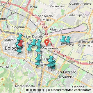 Mappa Via Lorenzo Ghiberti, 40138 Bologna BO, Italia (2.113)