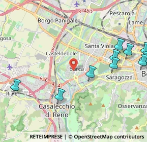 Mappa Via Rinaldo Rigola, 40133 Bologna BO, Italia (2.935)