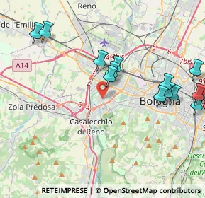 Mappa Via Rinaldo Rigola, 40133 Bologna BO, Italia (5.20188)