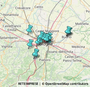 Mappa VAI ALTABELLA, 40100 Bologna BO, Italia (7.64875)