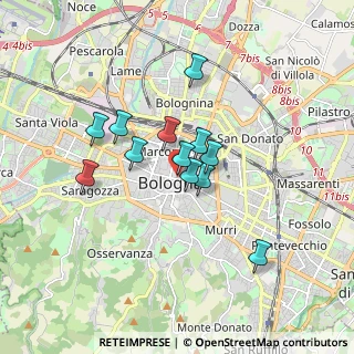 Mappa Via Rizzoli, 40133 Bologna BO, Italia (1.26667)
