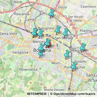 Mappa Via San Vitale, 40126 Bologna BO, Italia (1.58846)