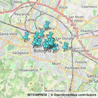 Mappa Via San Vitale, 40126 Bologna BO, Italia (0.89813)