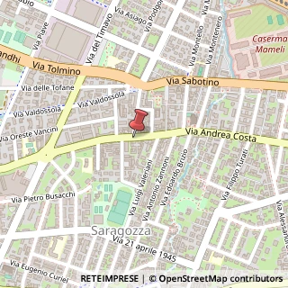 Mappa Via Andrea Costa, 114, 40134 Bologna, Bologna (Emilia Romagna)
