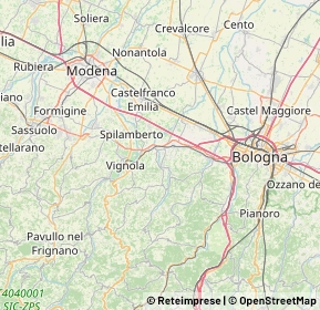 Mappa 40053 Valsamoggia BO, Italia (16.80714)