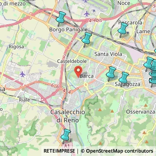 Mappa Via Adriano Banchieri, 40133 Bologna BO, Italia (3.72438)