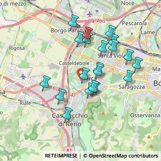 Mappa Via Isacco Newton, 40133 Bologna BO, Italia (1.828)